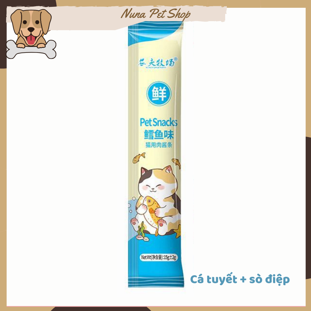 Súp thưởng cho mèo nhiều loại Shizuka | Cat Food | Pet Snacks | Masti (15gr)