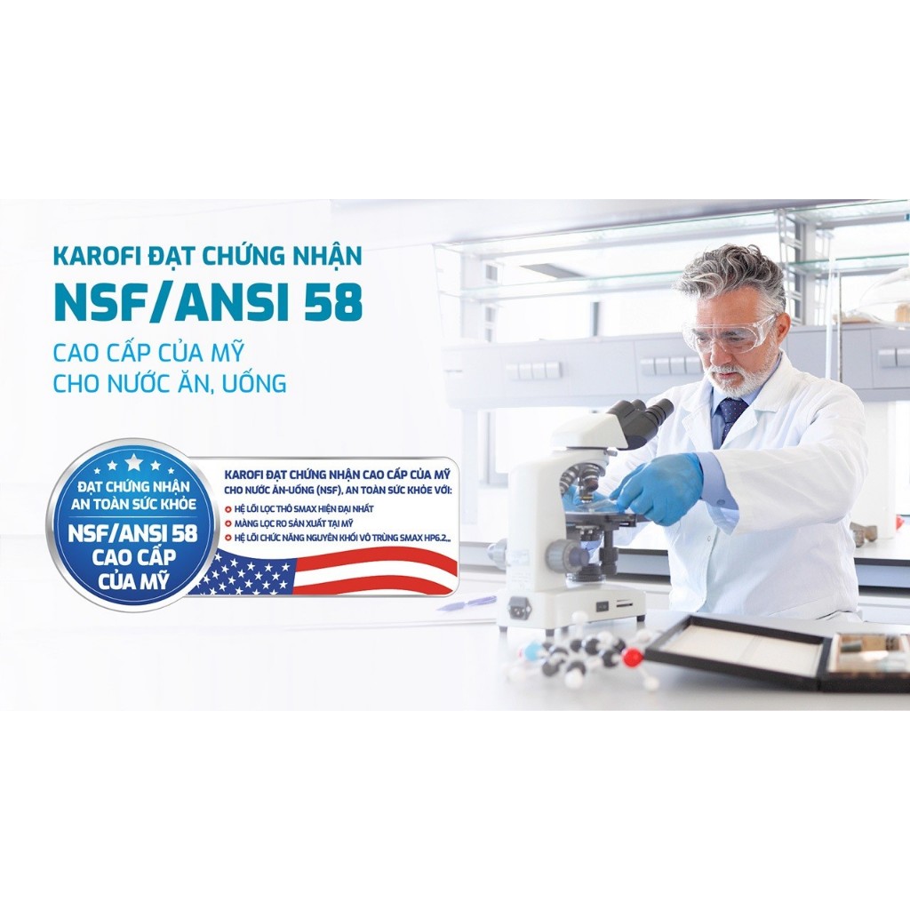 [ĐỘC QUYỀN ONLINE -TẶNG BỘ LÕI ] Máy lọc nước Nóng Lạnh Karofi KAD-EC66 -12 lõi Smax, GIÀU HYDRO-ION KIỀM KHOÁNG, BH36 Tháng - Hàng chính hãng