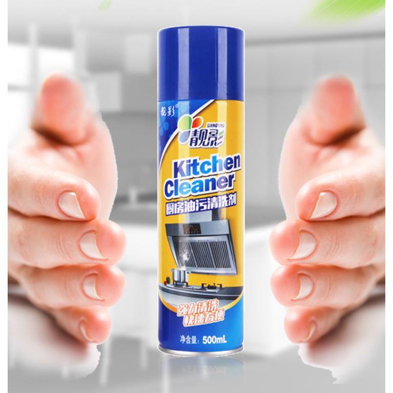 Chai xịt tẩy rửa đa năng chất tẩy đa năng Kitchen Cleaner tẩy rửa nhà bếp sạch bóng, đánh bay dầu mỡ