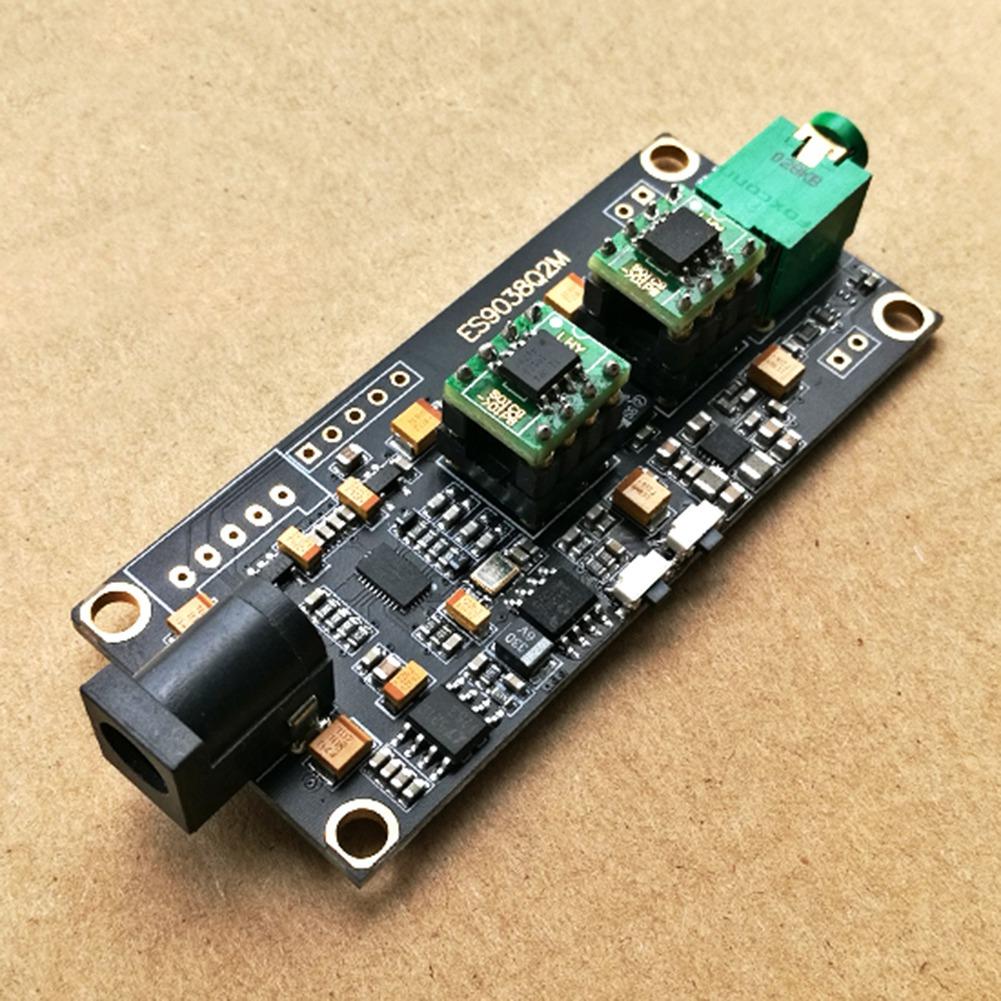 Bảng giải mã ES9038Q2M NE5532 I2S Input ES9038 Mô -đun USB không đồng bộ có thể được sử dụng với giao diện Ý