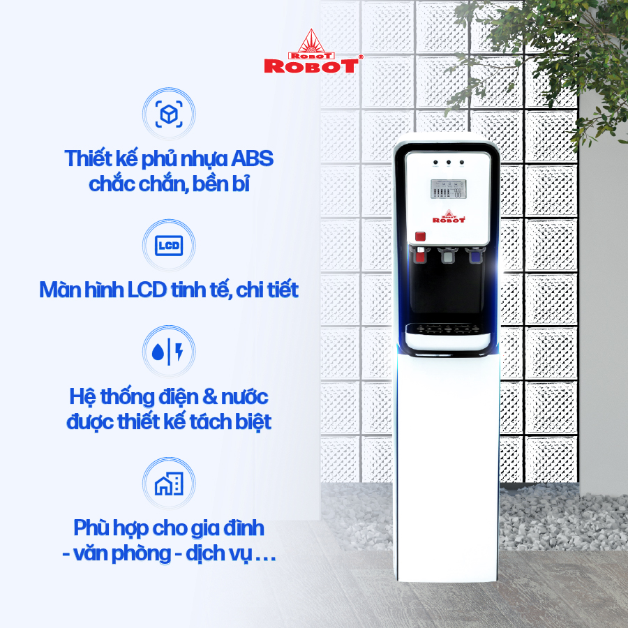 Máy Lọc Nước ROBOT Nóng Nguội Lạnh R.O + UF Grand Pro 539WK-UR - Hàng chính hãng