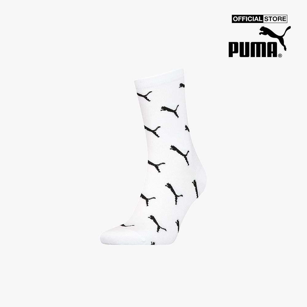 PUMA - Vớ cổ cao unisex phối logo Puma Cat 938267-0