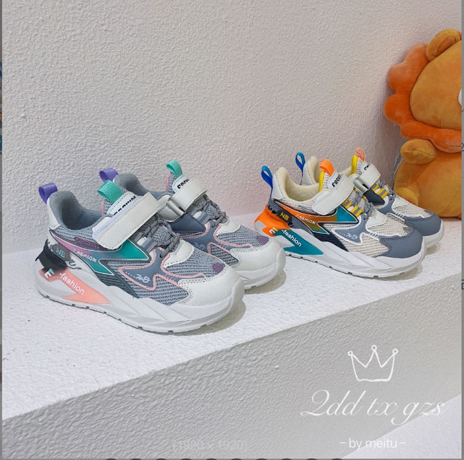 Giày bé trai siêu nhẹ cao cấp_A376