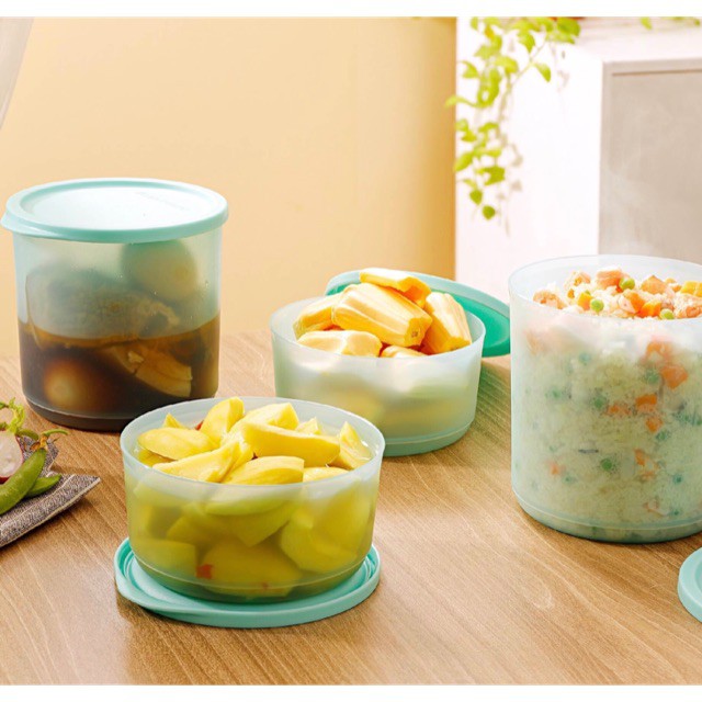 Bộ 4 Hộp tròn đựng thực phẩm Đa Năng