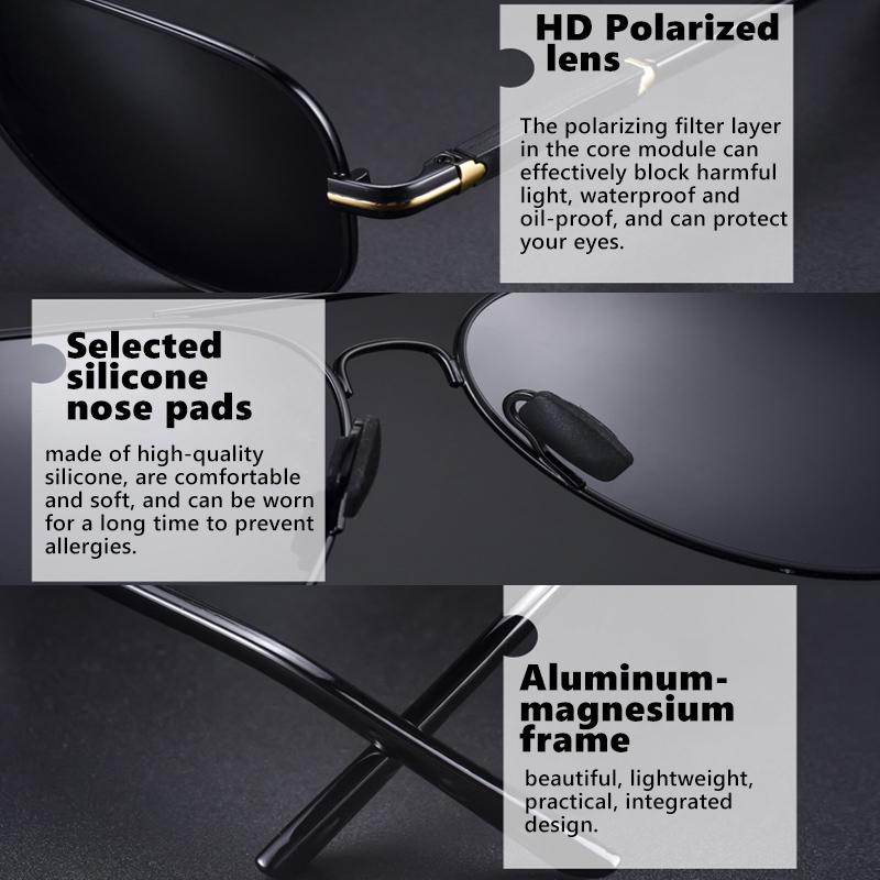 2021 Xu Hướng Mới Chất Lượng Hợp Kim Titan Kính Mát Phân Cực Nam Photochromic Kính Chống Nắng Nữ Phi Công Gương Bóng Oculos De Sol