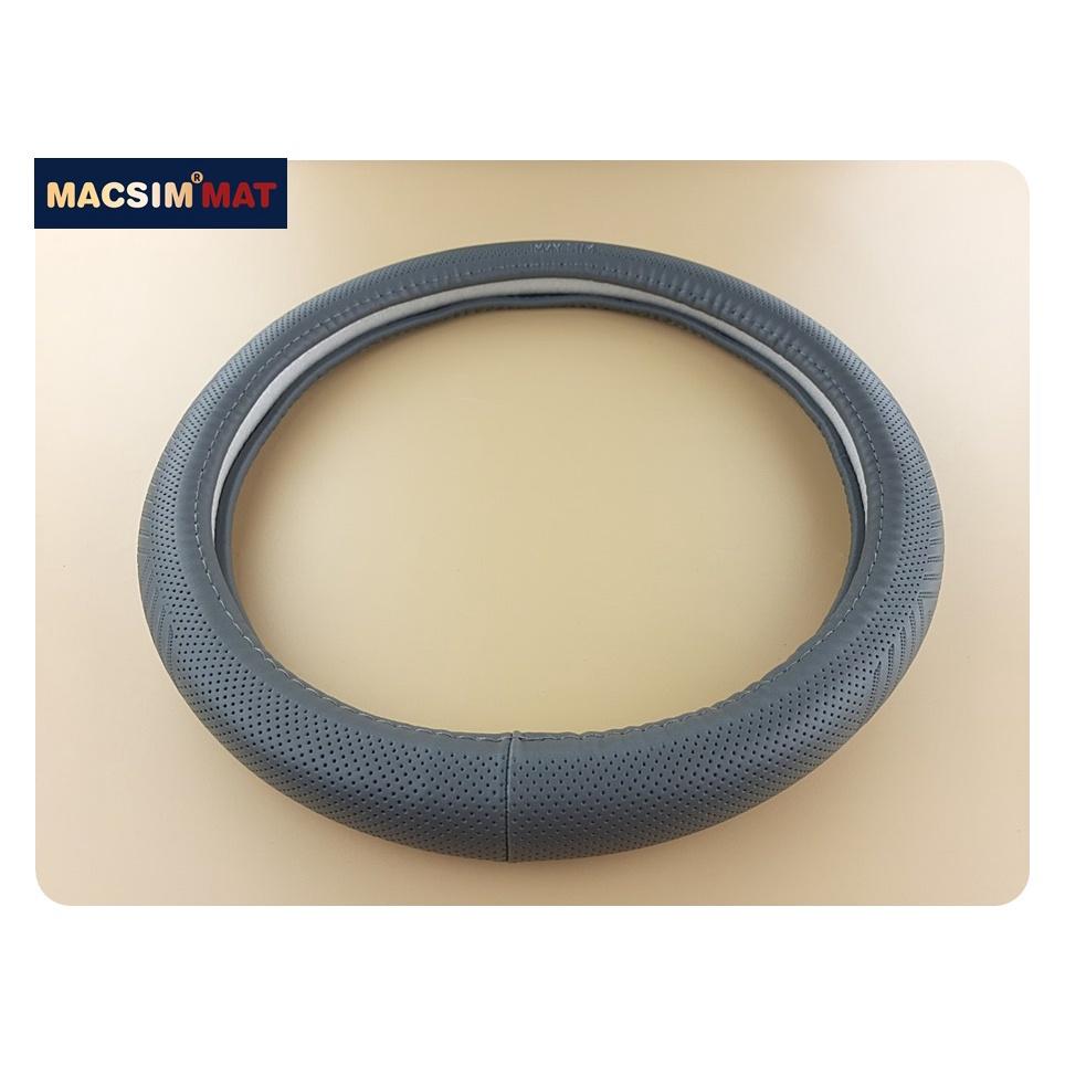 Bọc vô lăng cao cấp Macsim mã L616 mới chất liệu da thật - Khâu tay 100% size M màu đen, mầu be, mầu nâu