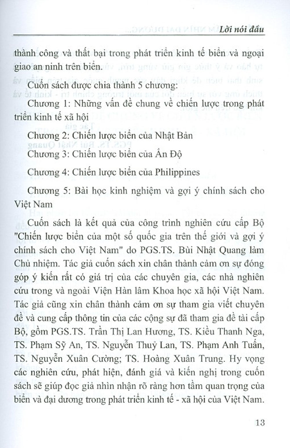 Biển Và Tầm Nhìn Đại Dương - Gợi Ý Chính Sách Từ Trường Hợp Nhật Bản Ấn Độ Và Philippines