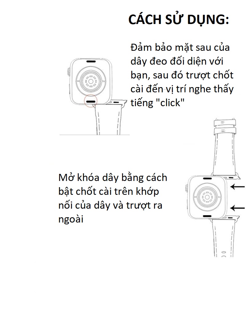 Dây đeo đồng hồ da chống thấm nước NETY dành cho Apple Watch Series1~5 38mm/40mm/42mm/44mm-Hàng chính hãng