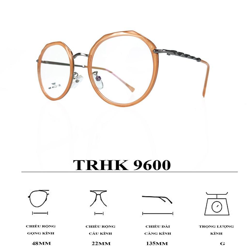 GỌNG KÍNH 9600 TR90 PHỐI CÀNG HỢP KIM CAO CẤP BỀN ĐẸP THỜI TRANG – OURESS