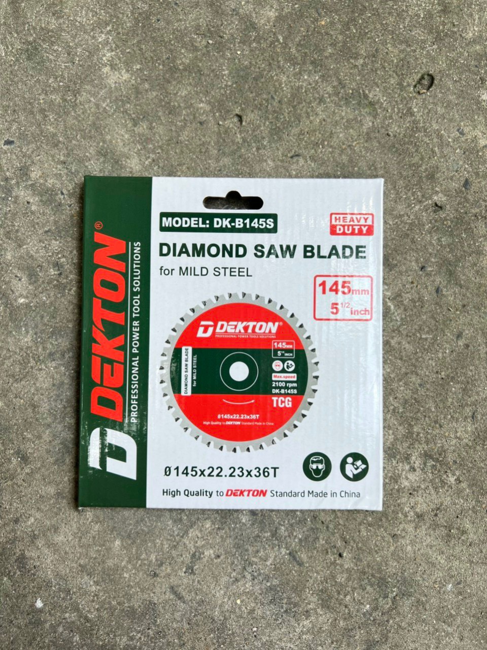 Máy cắt sắt pin 21V Dekton M21-CHK145BL vòng tua chậm (Đĩa cắt 145mm)