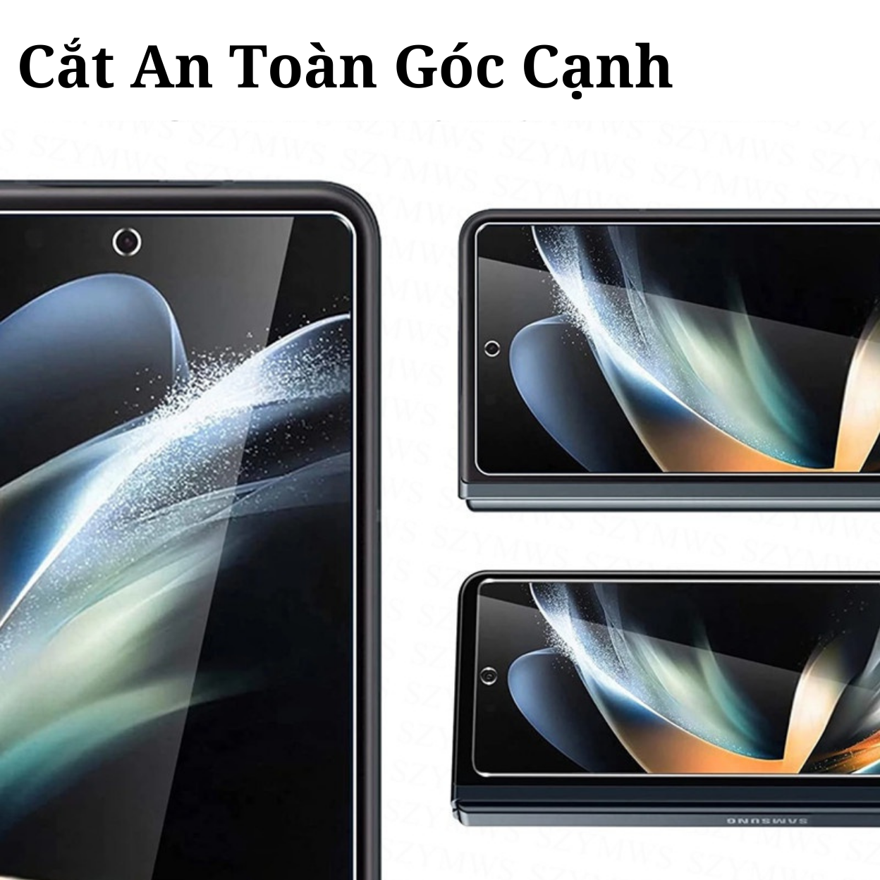 Combo 2 kính cường lực Gor cho Samsung Galaxy Z Fold 5 - Hàng Chính Hãng