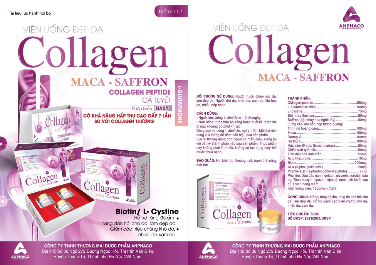 Viên uống Collagen Peptide Cá Tuyết Nhập Khẩu Nauy 