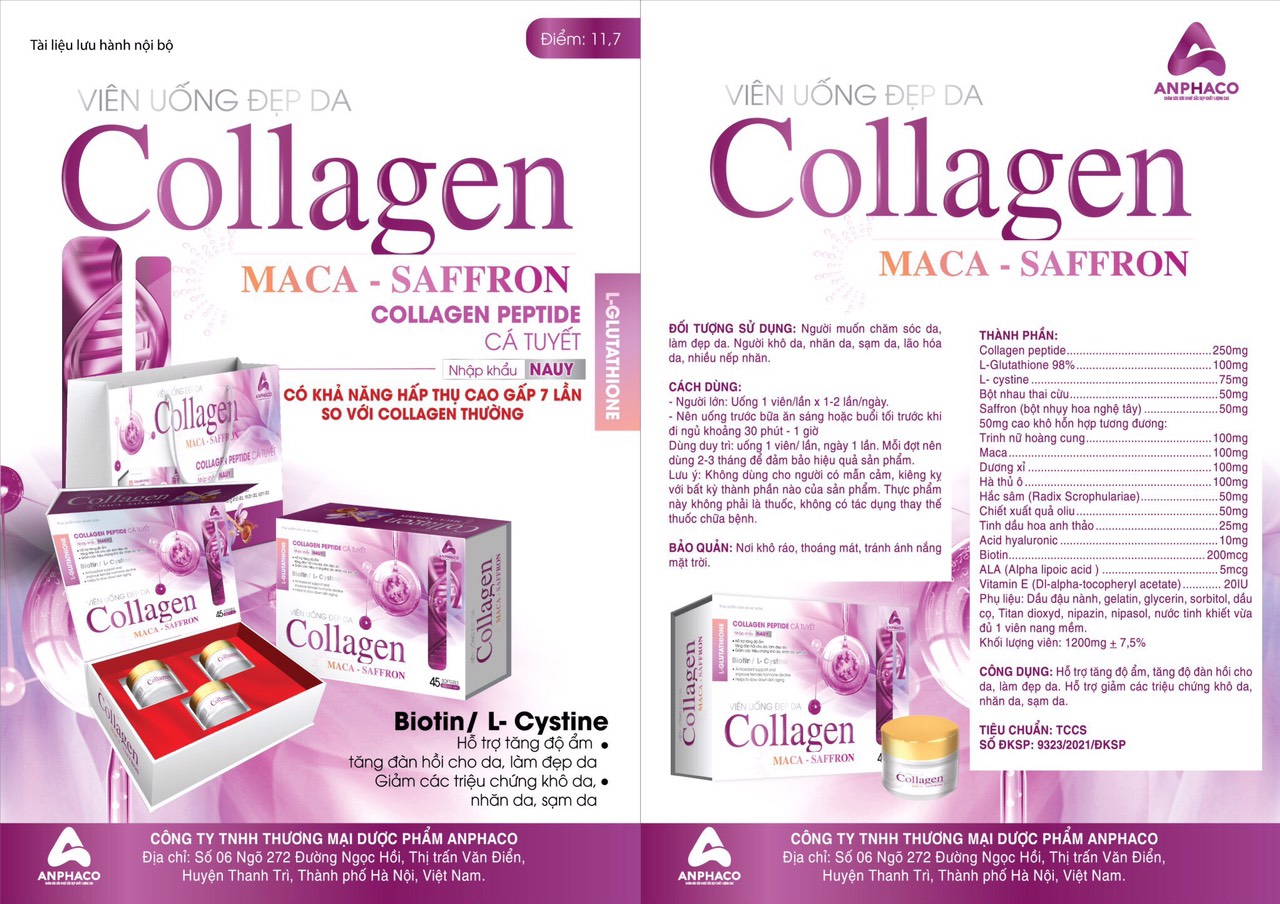 Viên uống Collagen Peptide Cá Tuyết Nhập Khẩu Nauy
