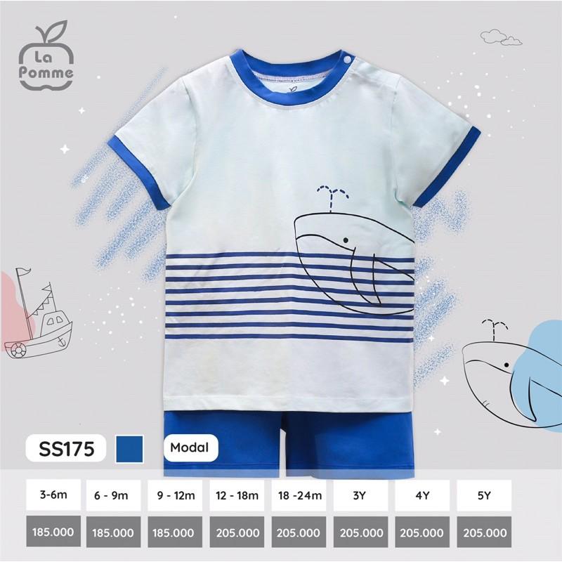 SS175 Bộ cộc La Pomme Cá heo đại dương