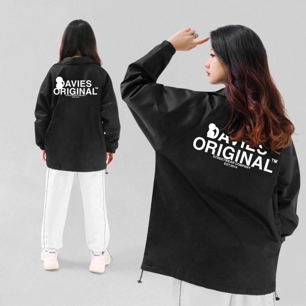 (Local Brand) Áo Khoác Dù Trượt Nước Cao Cấp - Áo Bomber Jacket Davie siêu đẹp Unisex