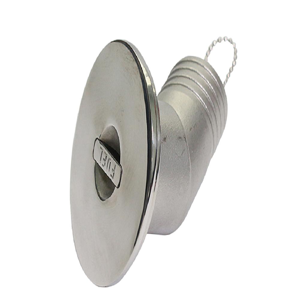 38mm  316 STAINLESS STEEL FUEL BOAT DECK FILLER -Petrol Hose Deck Fill