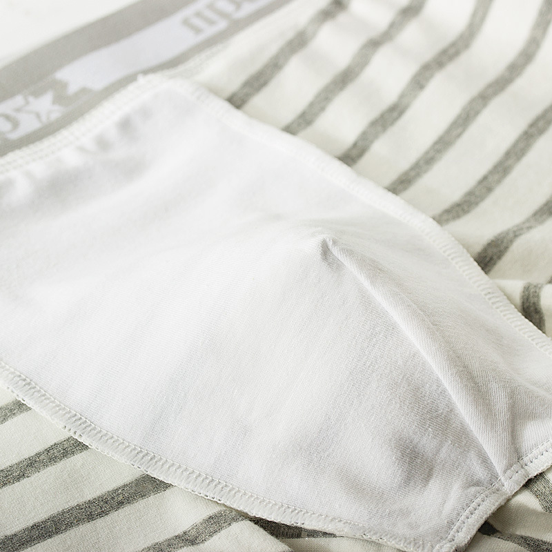 Sịp đùi - quần boxer cotton thoáng khí kẻ ngang K244