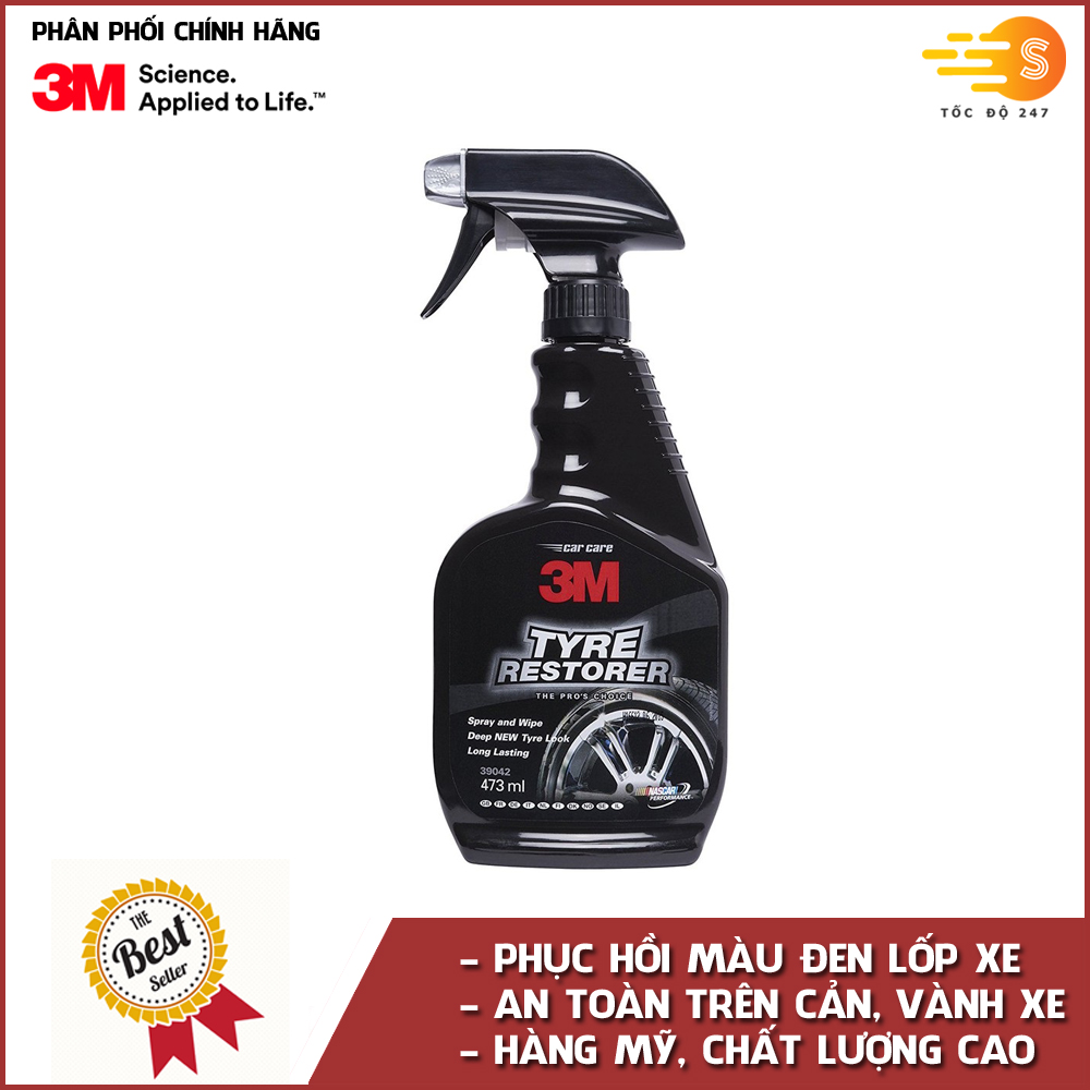 Dung dịch dưỡng và bóng lốp 3M 39042