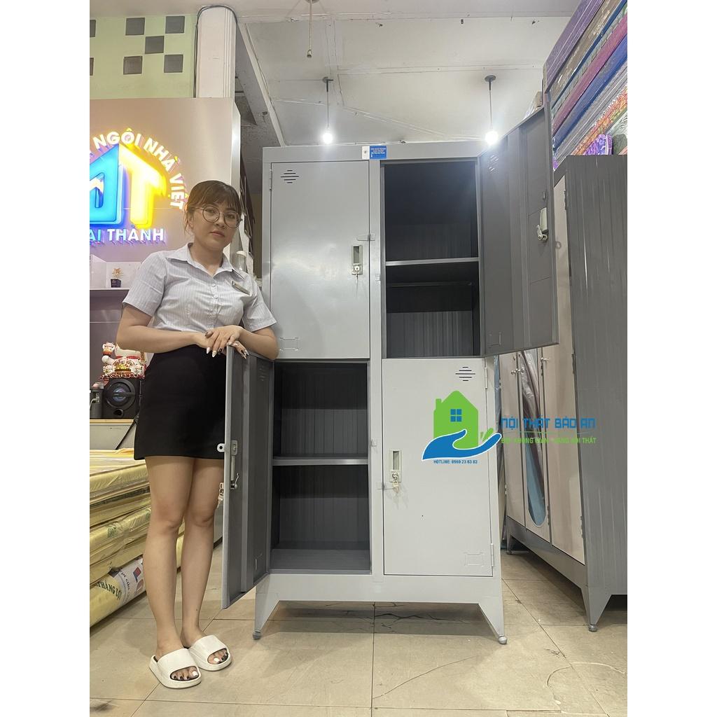 Tủ hồ sơ văn phòng 4 cửa cao 1m8 SƠN DẦU - BA