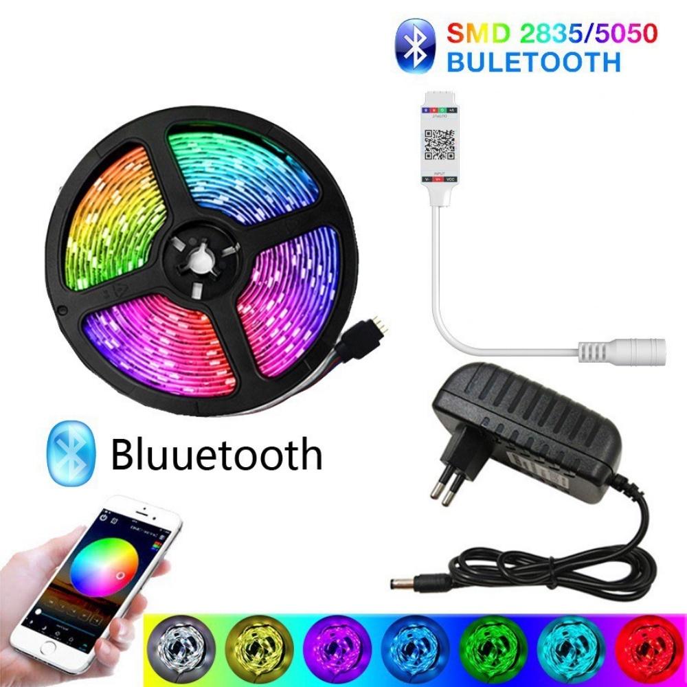 Dây đèn led cảm biến âm thanh silicon tiktok, chiều dài 5m 16 triệu màu, điều khiển qua APP điện thoại,bảo hành 12 tháng