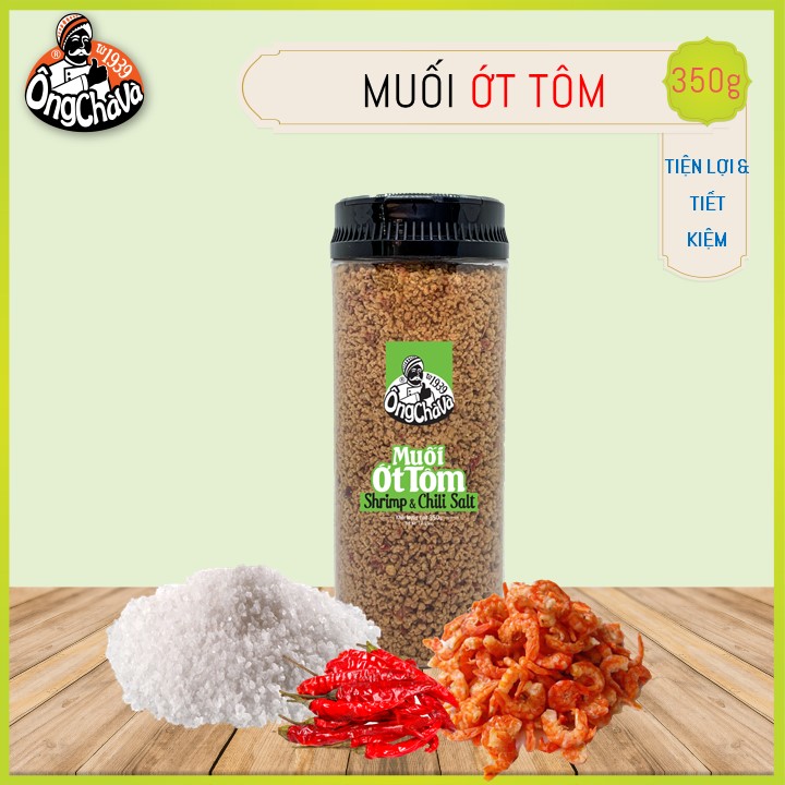 Muối Ớt Tôm Ông Chà Và 350g - Muối Tôm
