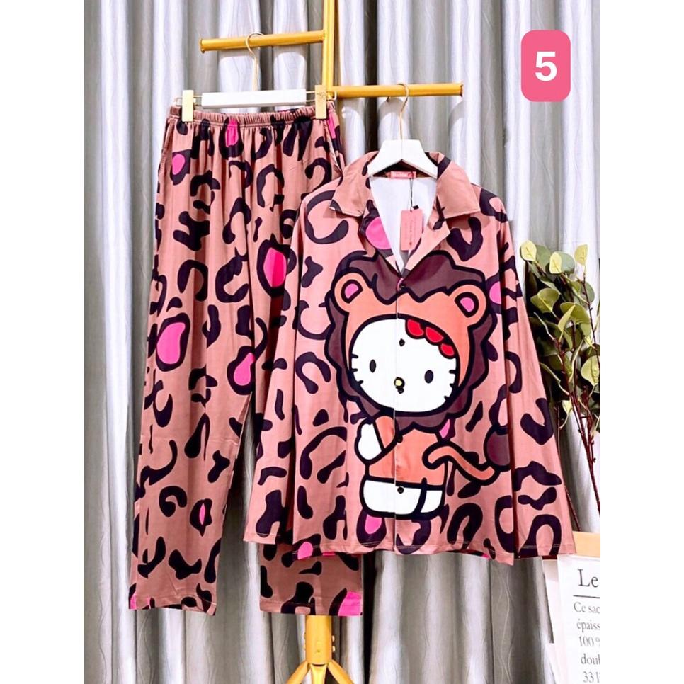 BIGSIZE ĐỒ BỘ THUN LẠNH 3D MON TD CỔ XXL 70-80KG