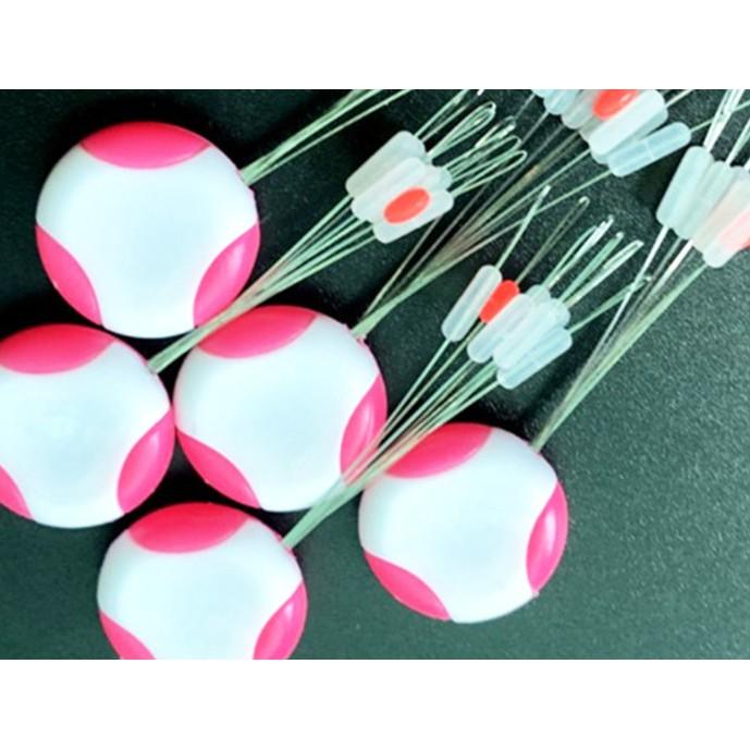Combo 3 cái hạt chặn phao câu đài loại tốt 3 cỡ: To - nhỡ - Nhỏ. Có 2 loại hạt trắng và hạt xanh