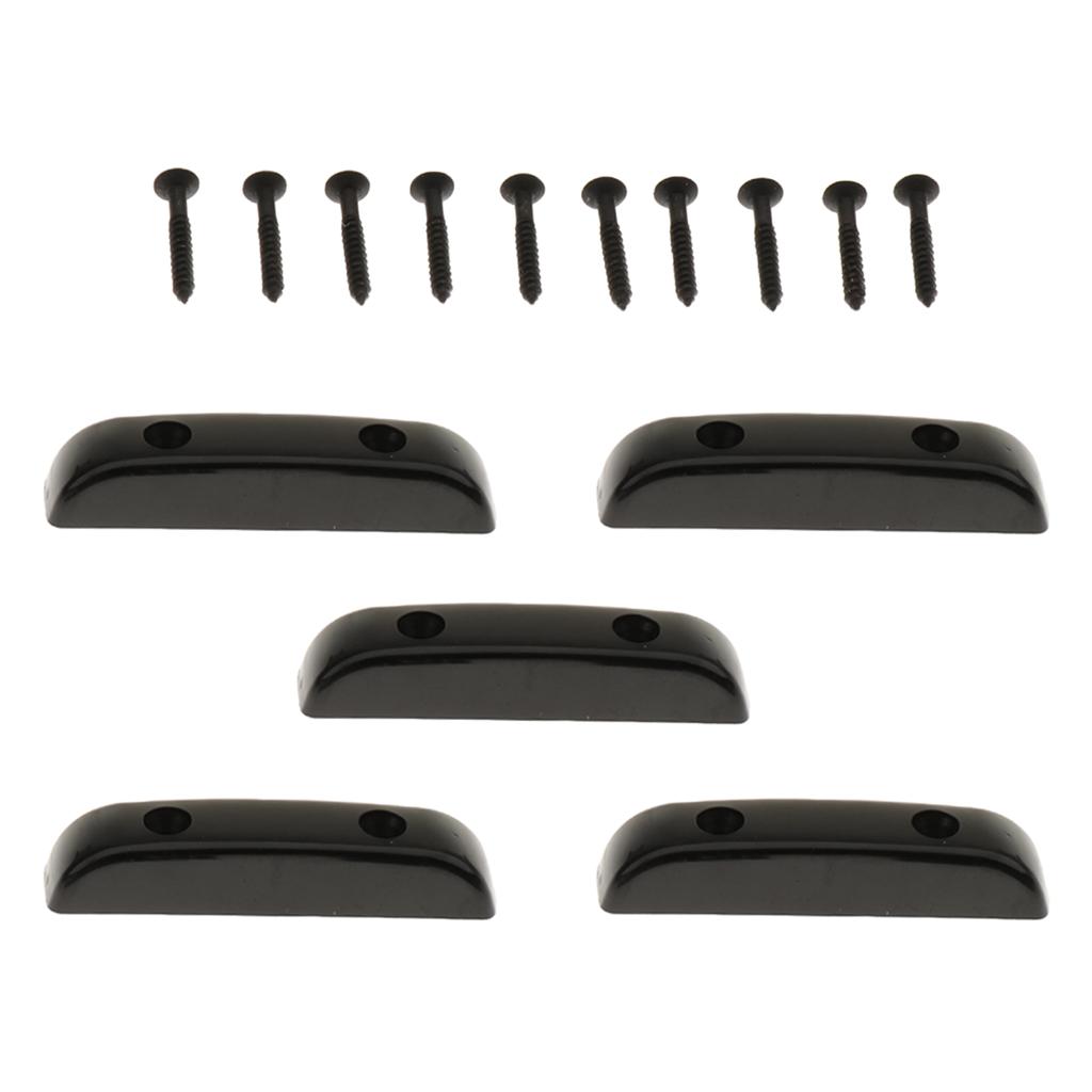 Sunnimix 5 Của Bộ Nhựa Bass Thumbrest Ngón Tay Cái Còn Lại Với Ốc Vít Cho Phần Bass