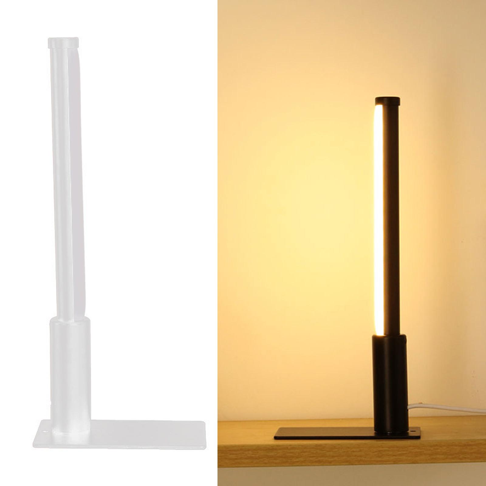 LED Desk Lamp Studying Bedside Night Lamps for Bedroom Dorm 3W Black