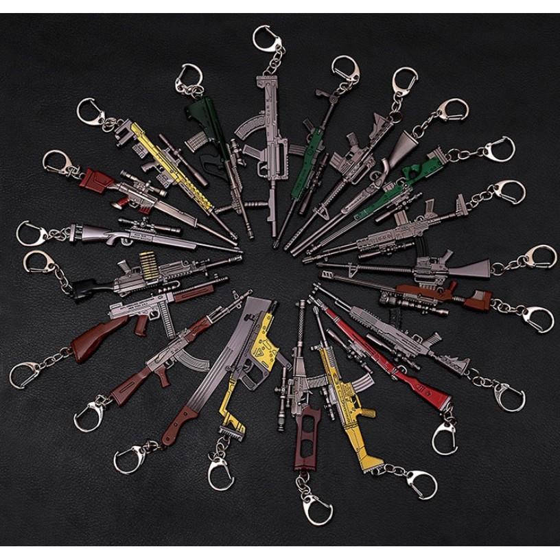 Móc khóa mô hình súng game PUBG