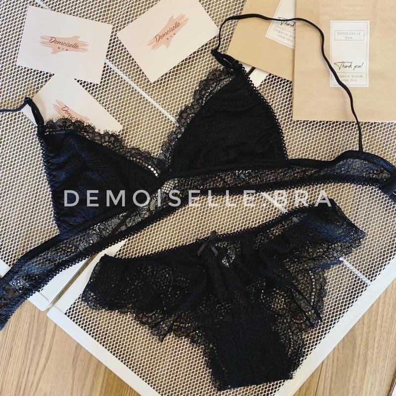Lace Set | Bộ ren chun viền không gọng, quần nửa