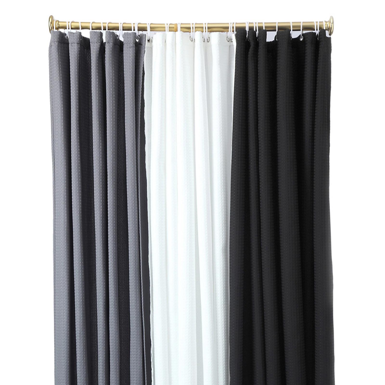 Rèm Phòng Tắm 6 X 6 Ft Bằng Kim Loại Và Móc Treo Không Thấm Nước