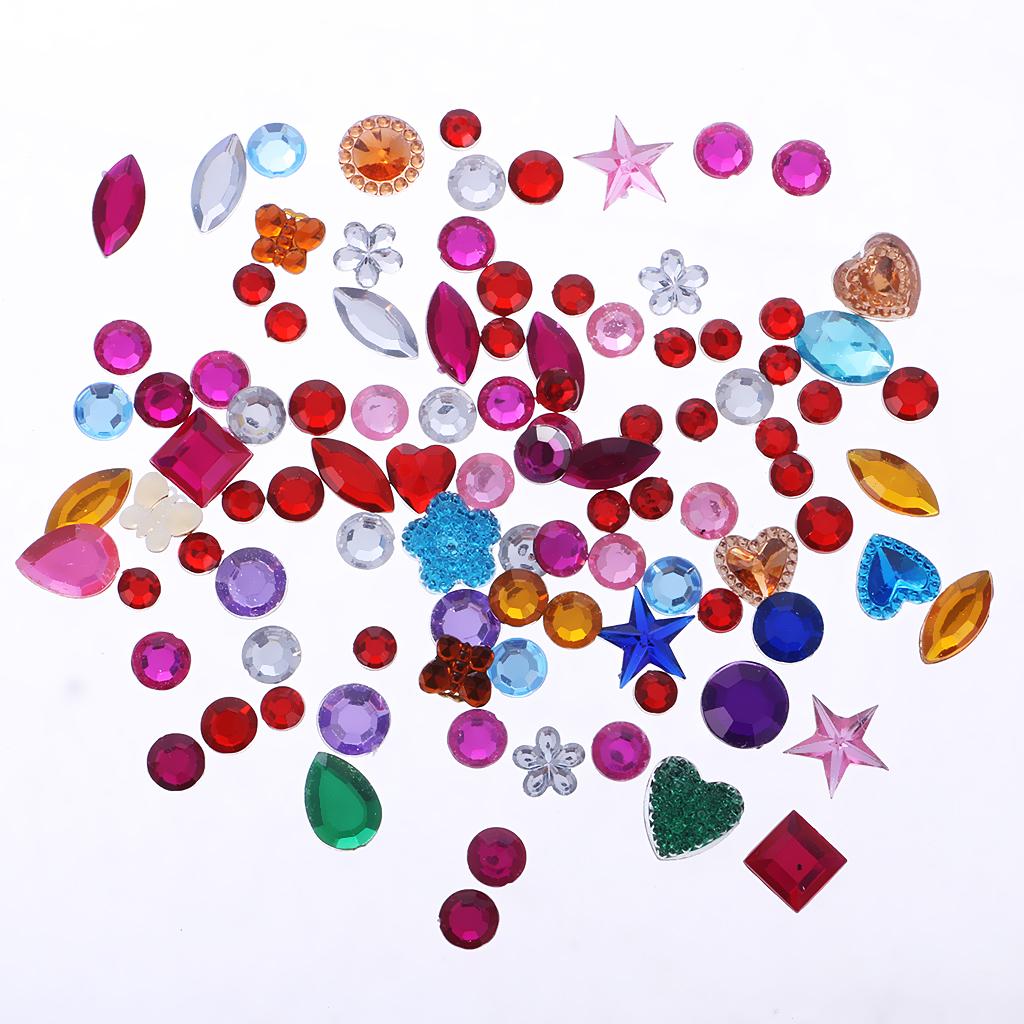 Acrylic Art Rhinestones Acrylic Diamond Acrylic DIY Craft / Mixed Color