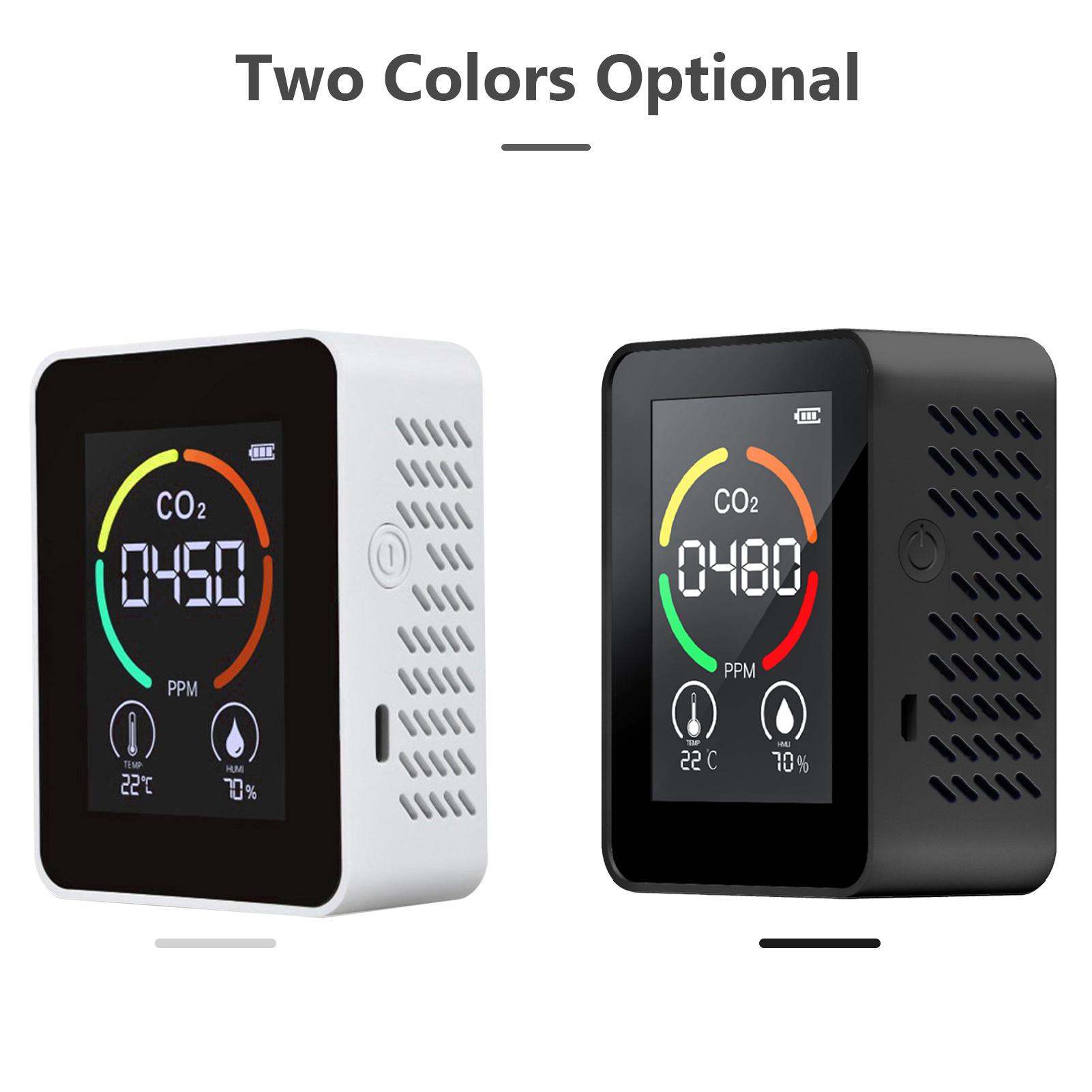 3 in 1 Carbon Dioxide Detector Air Quality Monitor Temperature Humidity Air Analyzer for CO2 Digital CO2 Meter