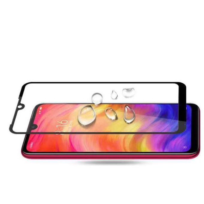 Dán kính cường lực full 5D tràn màn hình Xiaomi Redmi Note 7 Pro phủ màu