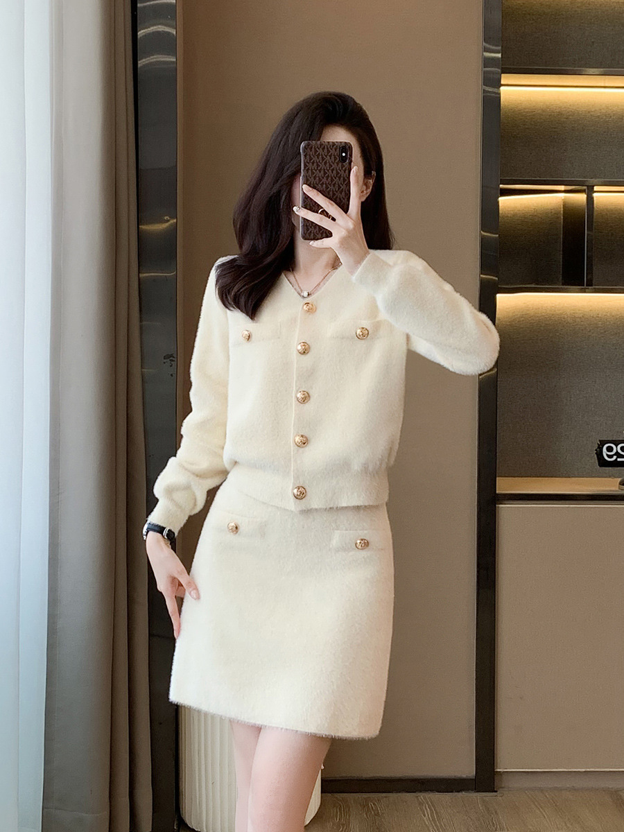 Sét Đầm Len Lông Cừu Mềm Đẹp Sang Chảnh AL94 - Hàng Quảng Châu Cao Cấp