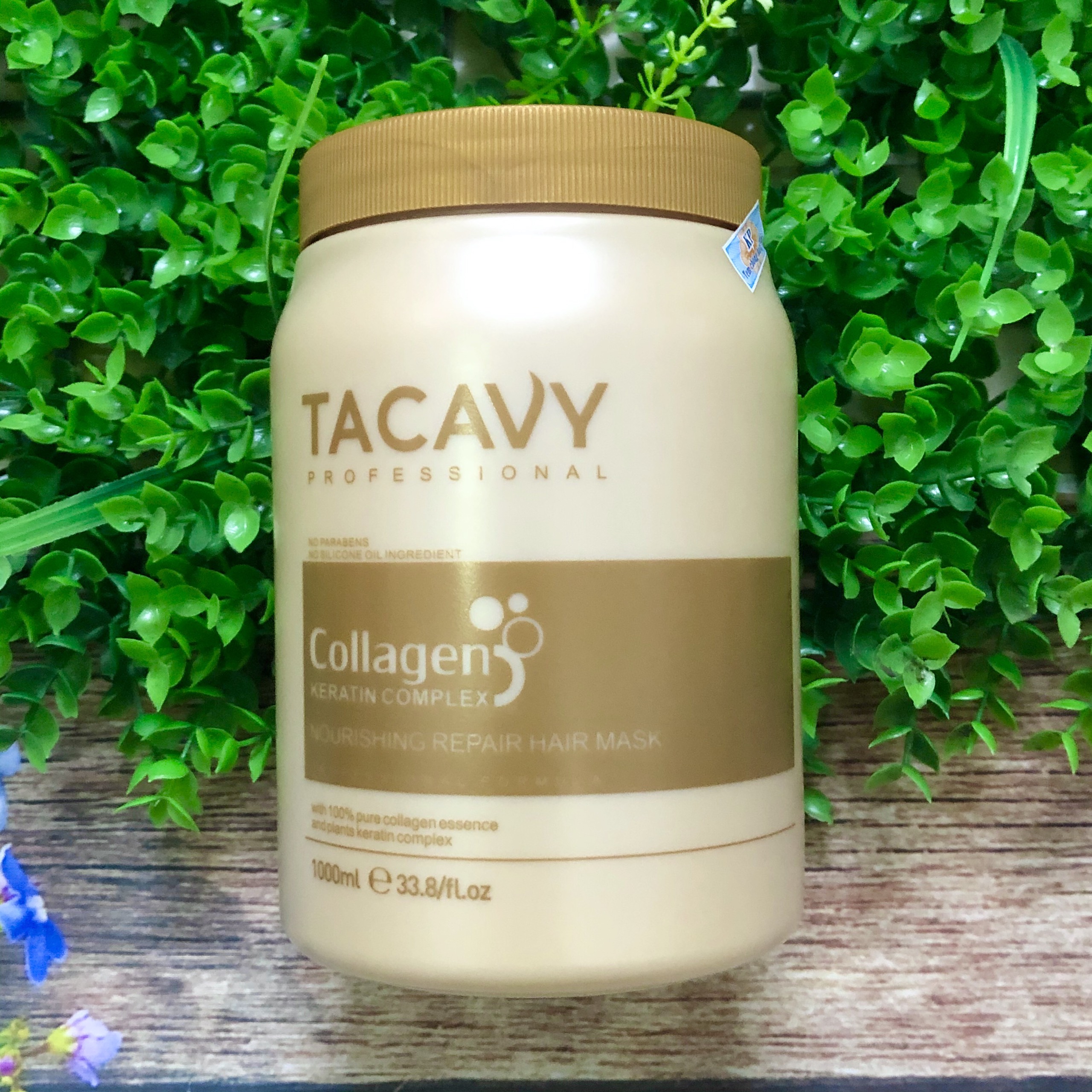 DẦU HẤP Ủ TÓC TACAVY NOURISHING REPAIR COLLAGEN KERATIN HAIR MASK DƯỠNG ẨM PHỤC HỒI SIÊU MỀM MƯỢT 1000ML