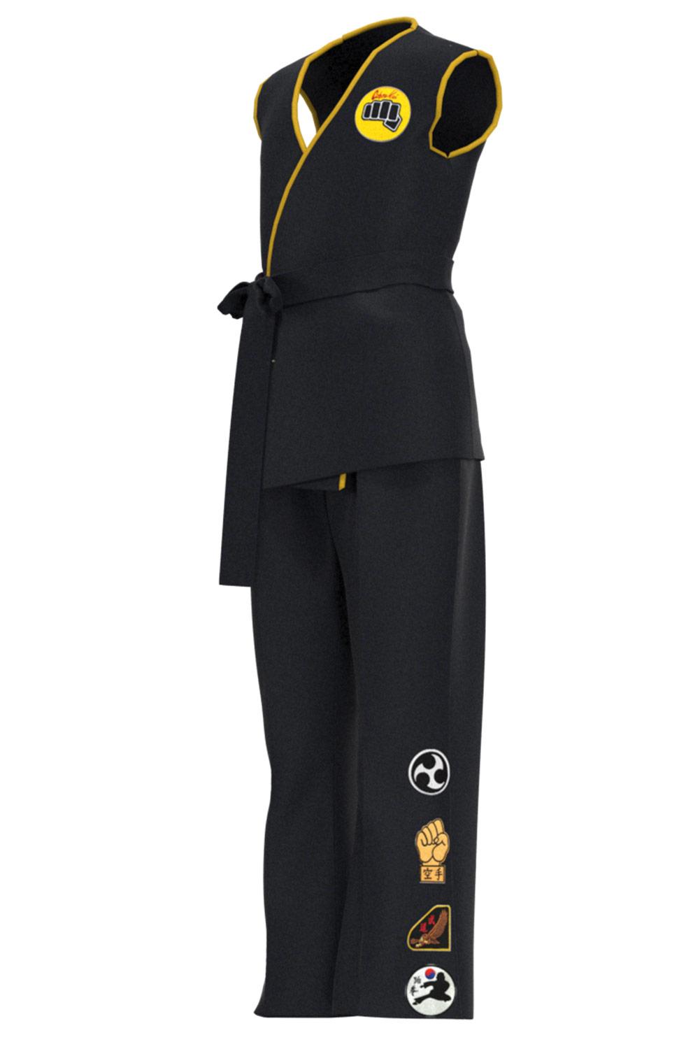 Karate Kid Rắn Hổ Mang Kai Trang Phục Hóa Trang Trẻ Em Đầu + Quần Dây Đeo Đầu Đồ Cho Người Carnival Phù Hợp Với