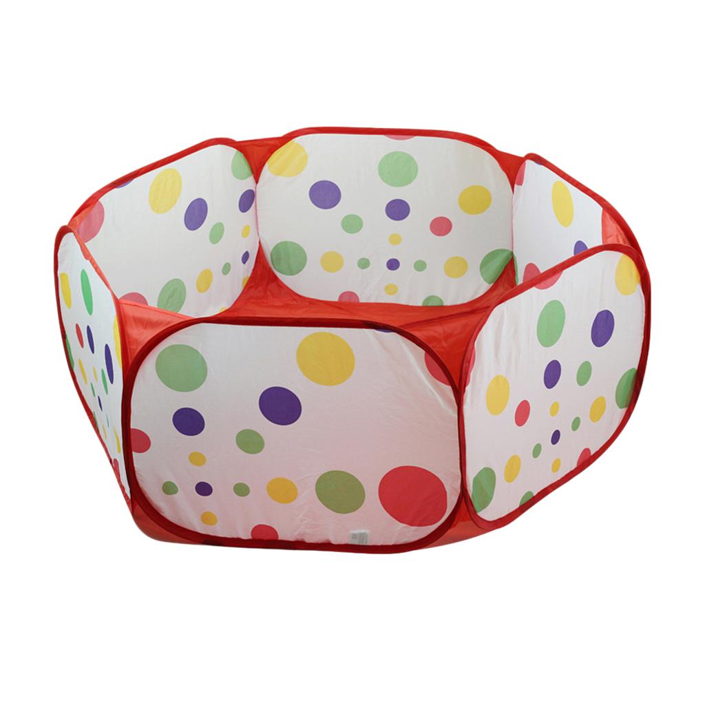 2pcs Foldable Play Pen Cage For Hamster Rabbit Guinea Pig Gerbil Mice Red