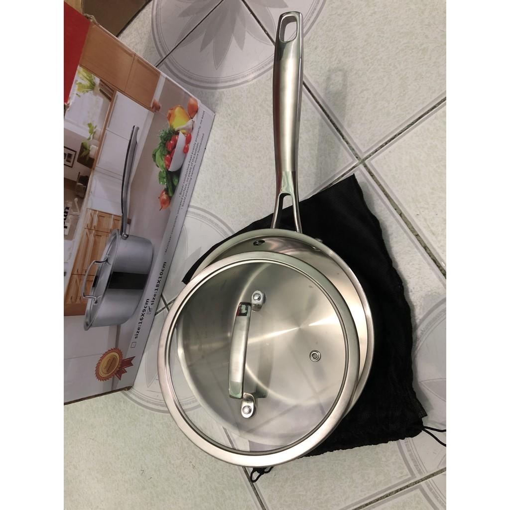 Quánh 5 lớp đúc inox 304 cao cấp Hàn Quốc hiệu Palatable hàng xuất dư, an toàn vệ sinh thực phẩm