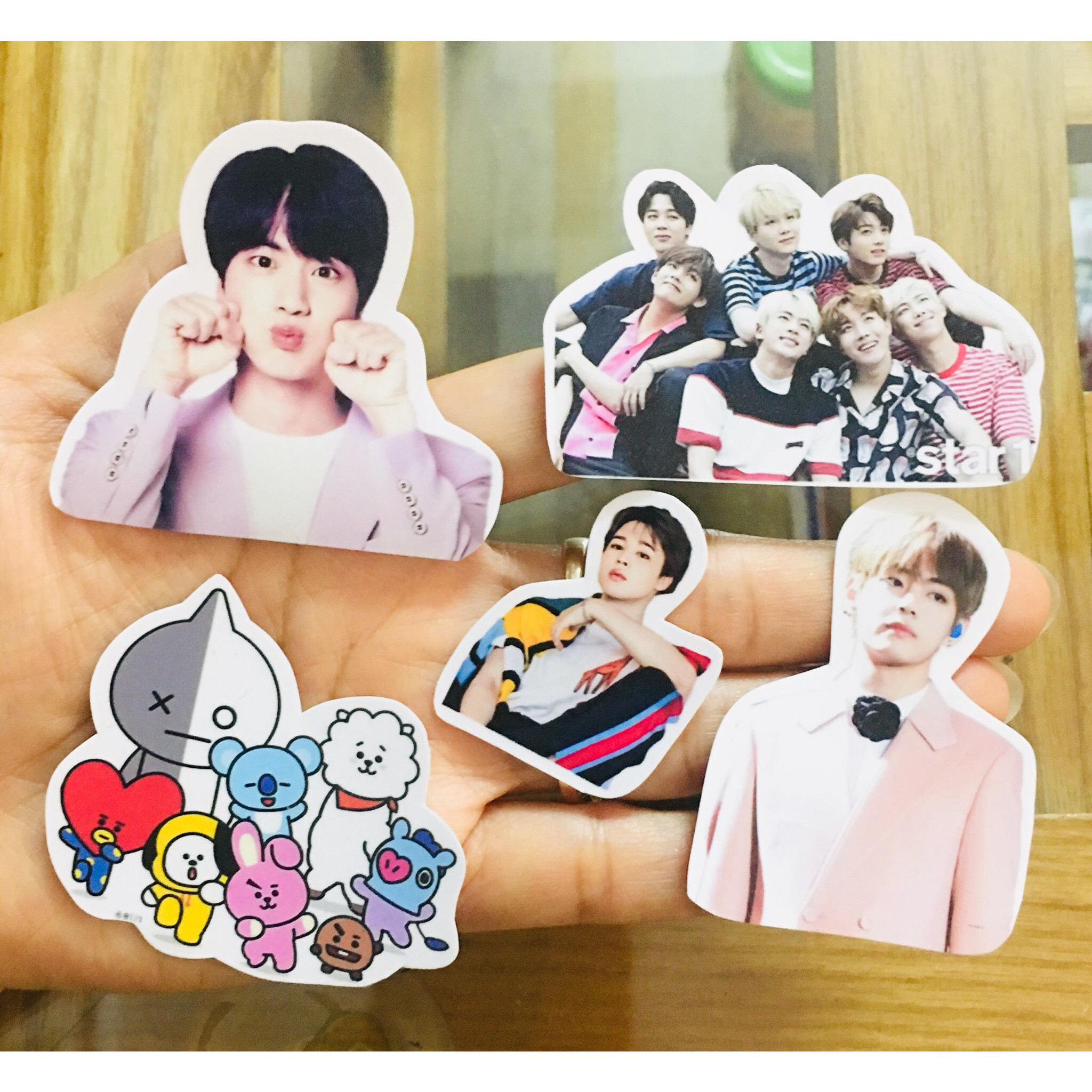 Ảnh sticker BTS thành viên 30 ảnh nhiều mẫu khác nhau