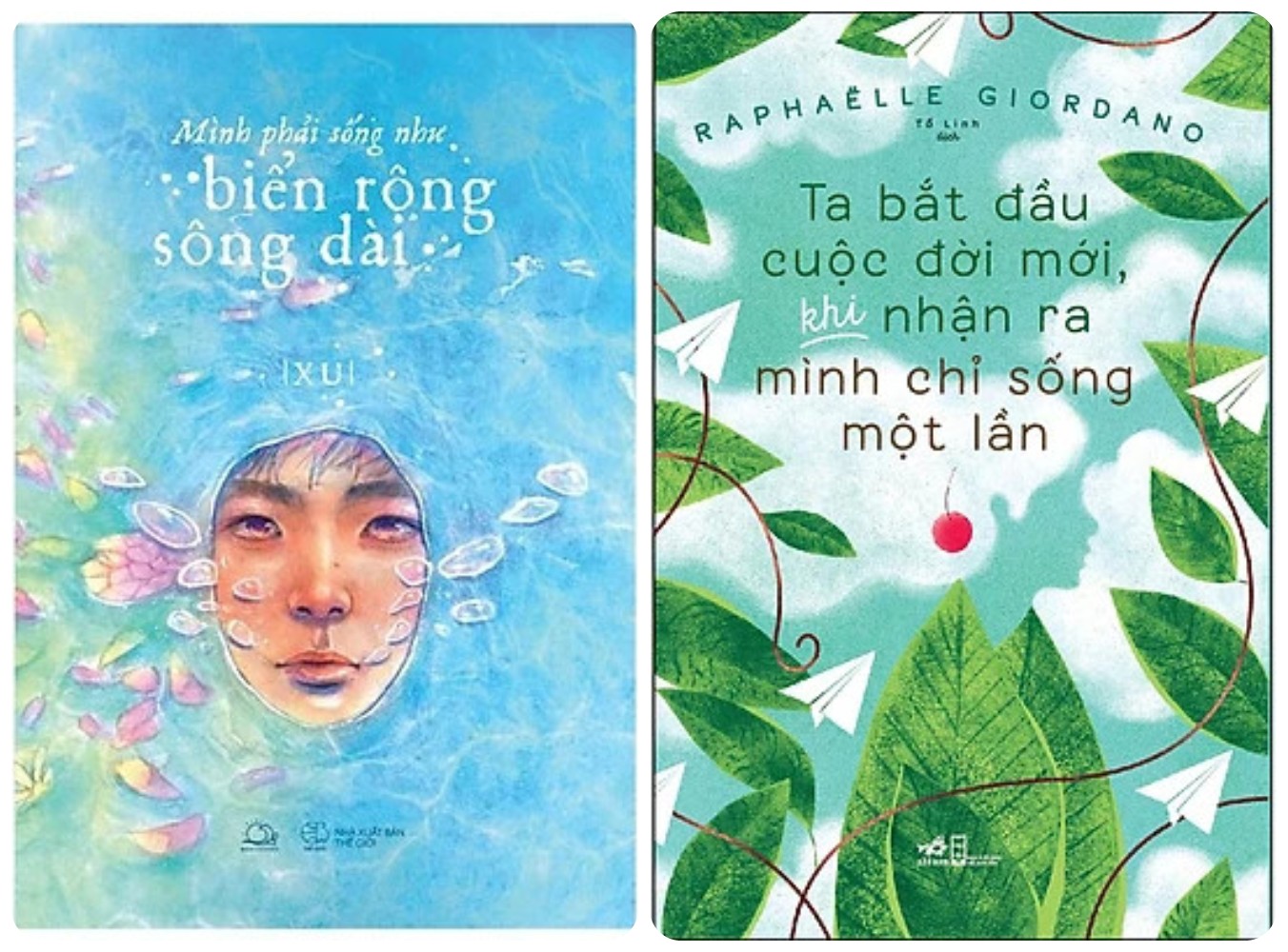 Combo 2Q: Nhẹ Tênh Giữa Chênh Vênh Tuổi Trẻ + Ta Bắt Đầu Cuộc Đời Mới, Khi Nhận Ra Mình Chỉ Sống Một Lần /Bộ sách chữa lành/tận hưởng