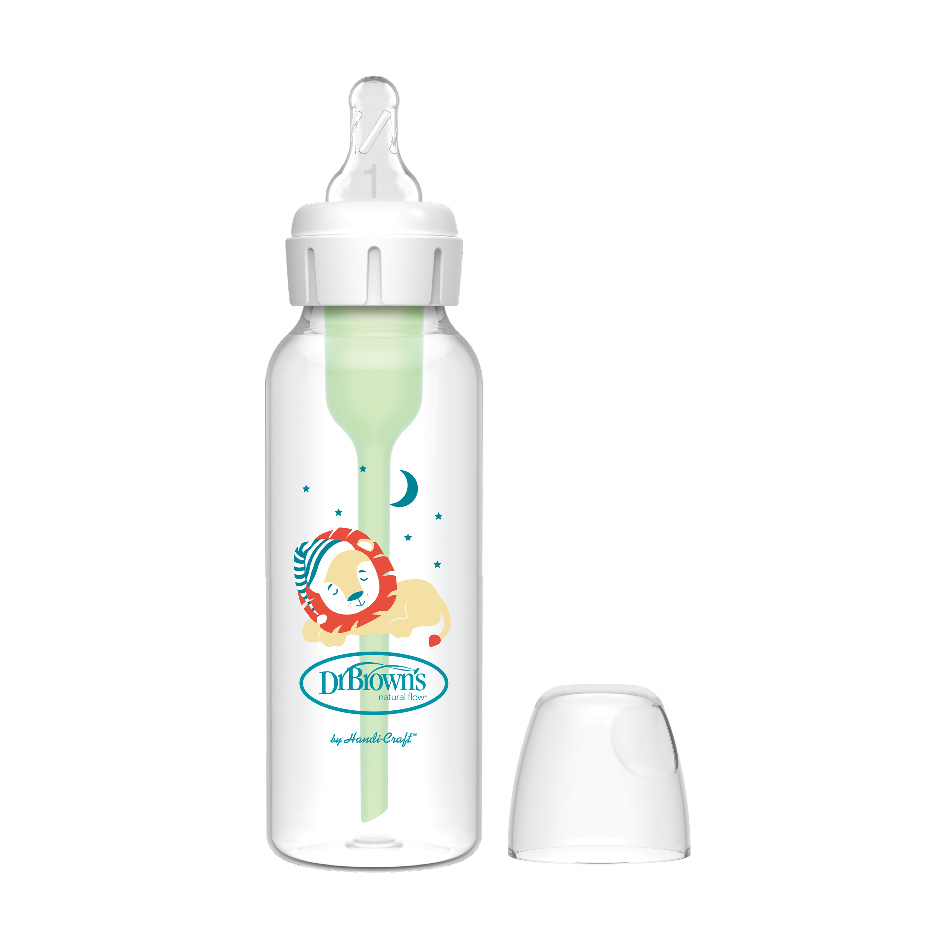 Bình sữa Dr.Brown's cổ thường 250ml Deco nhựa PP loại Option Plus