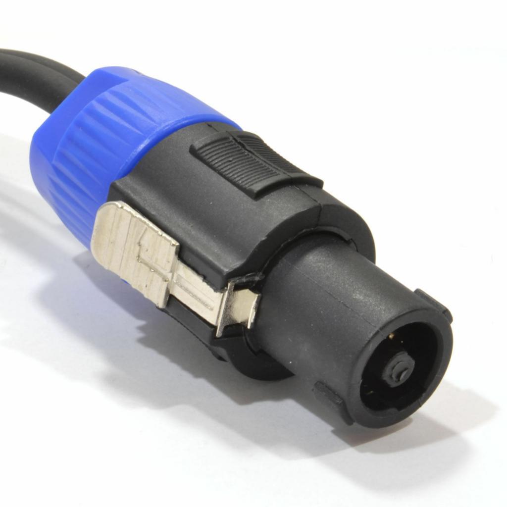 2pcs 0. PA Splitter    to Dual Fe Speakers Cable Cord