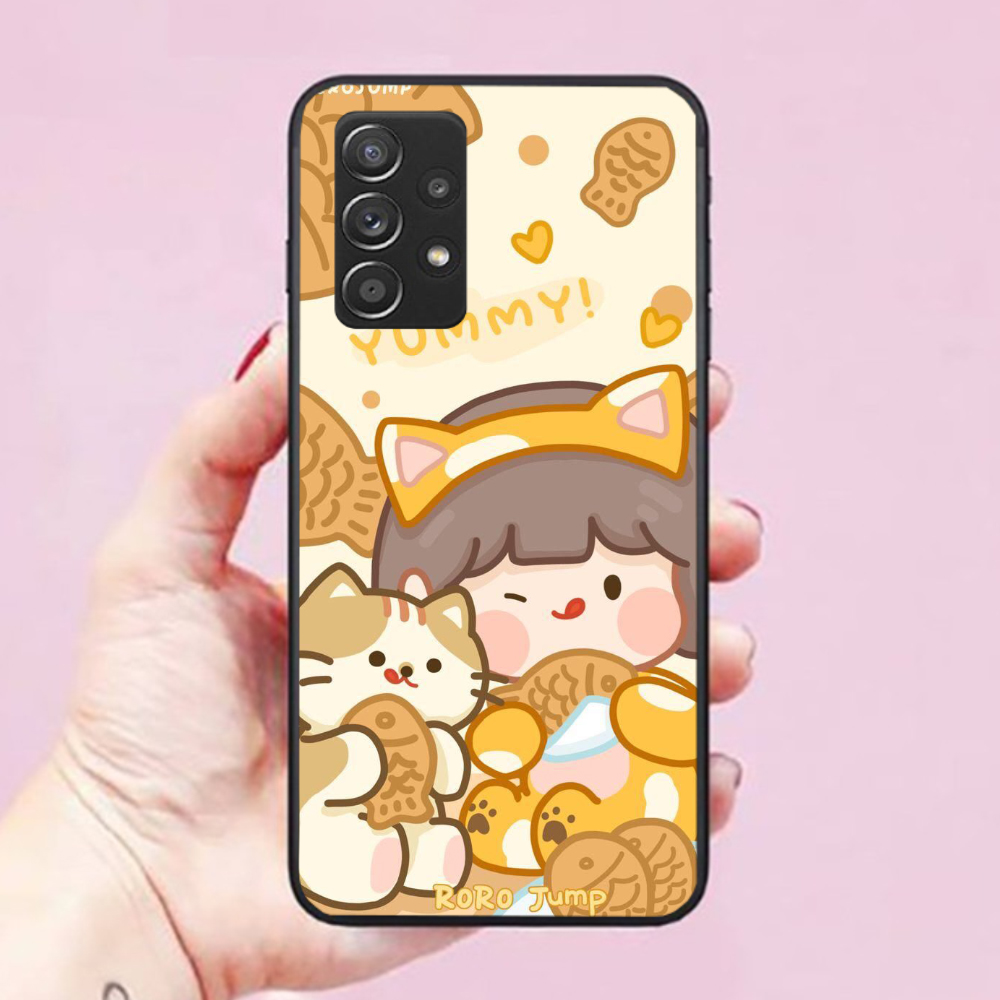 Ốp lưng dành cho điện thoại Samsung Galaxy A72-5G Hình Baby Happy