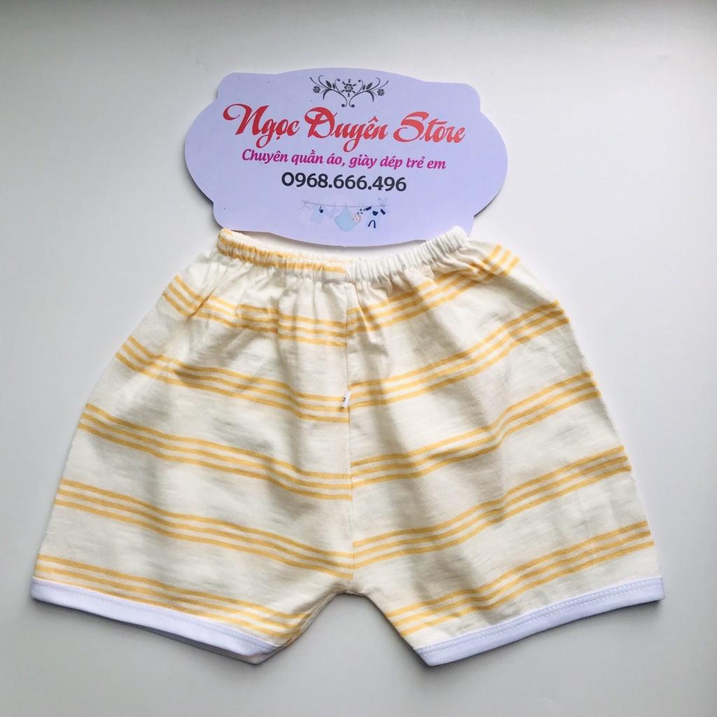 Quần đùi chục, cotton cho bé trai bé gái 10-12kg