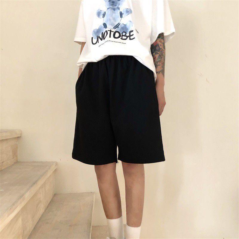 Có Bigsize - Quần short unisex vải dù lụa dãn lên form cực đẹp cực mát túi khóa kéo tiện dụng