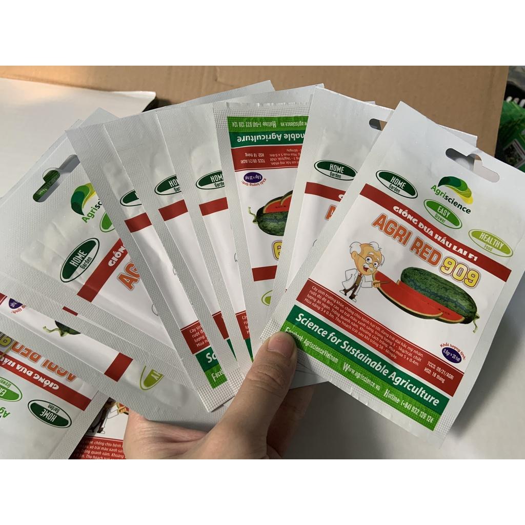 Hạt Giống Dưa Hấu Hắc Mỹ Nhân - Agri RED 909 -