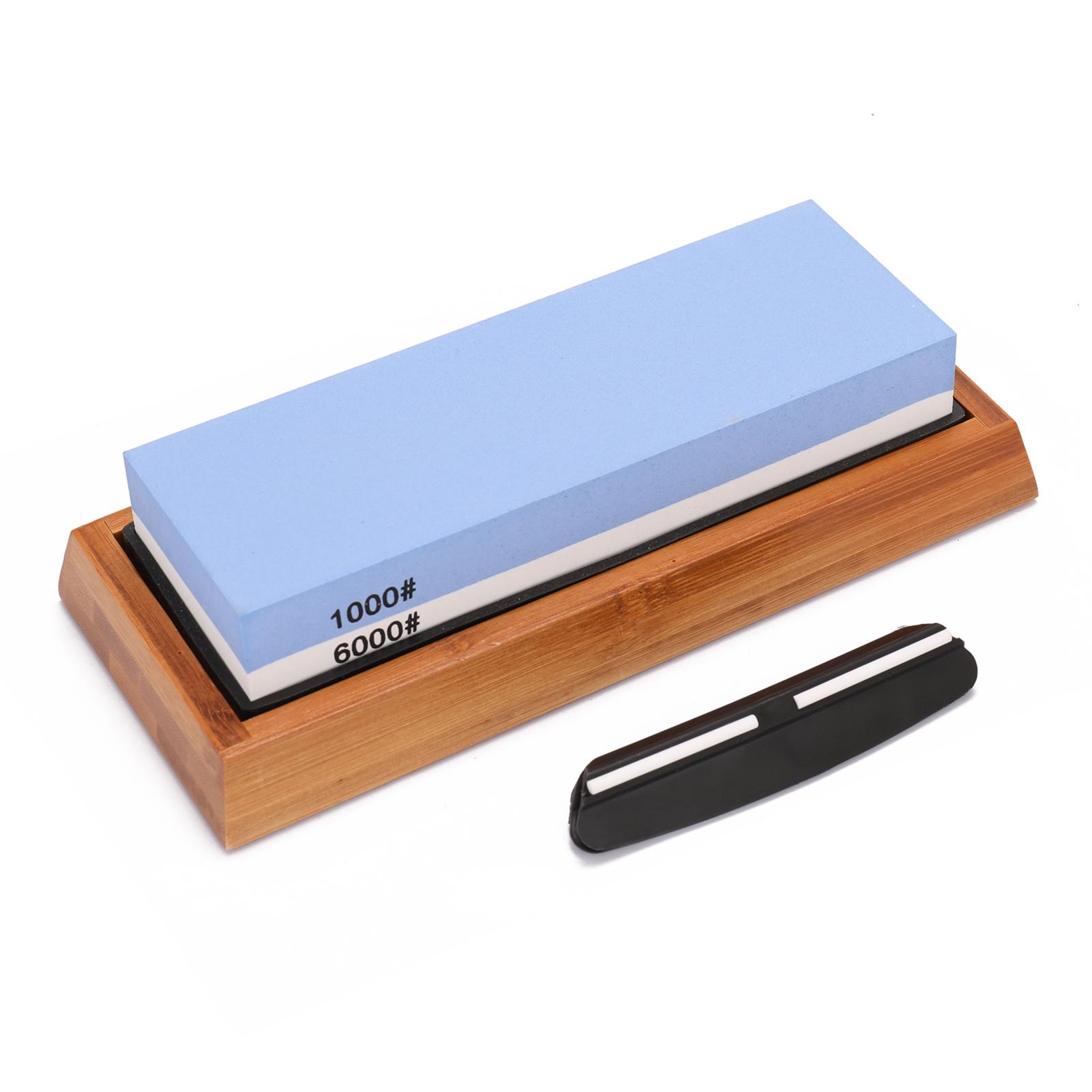 Đá mài hai mặt 1000/6000 Grit với đế tre