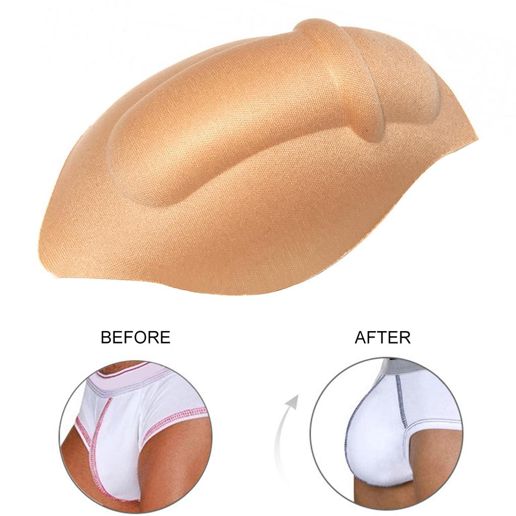Men Underwear Enhancing Cup Bulge Sponge Pad Cushion Trunks Shorts